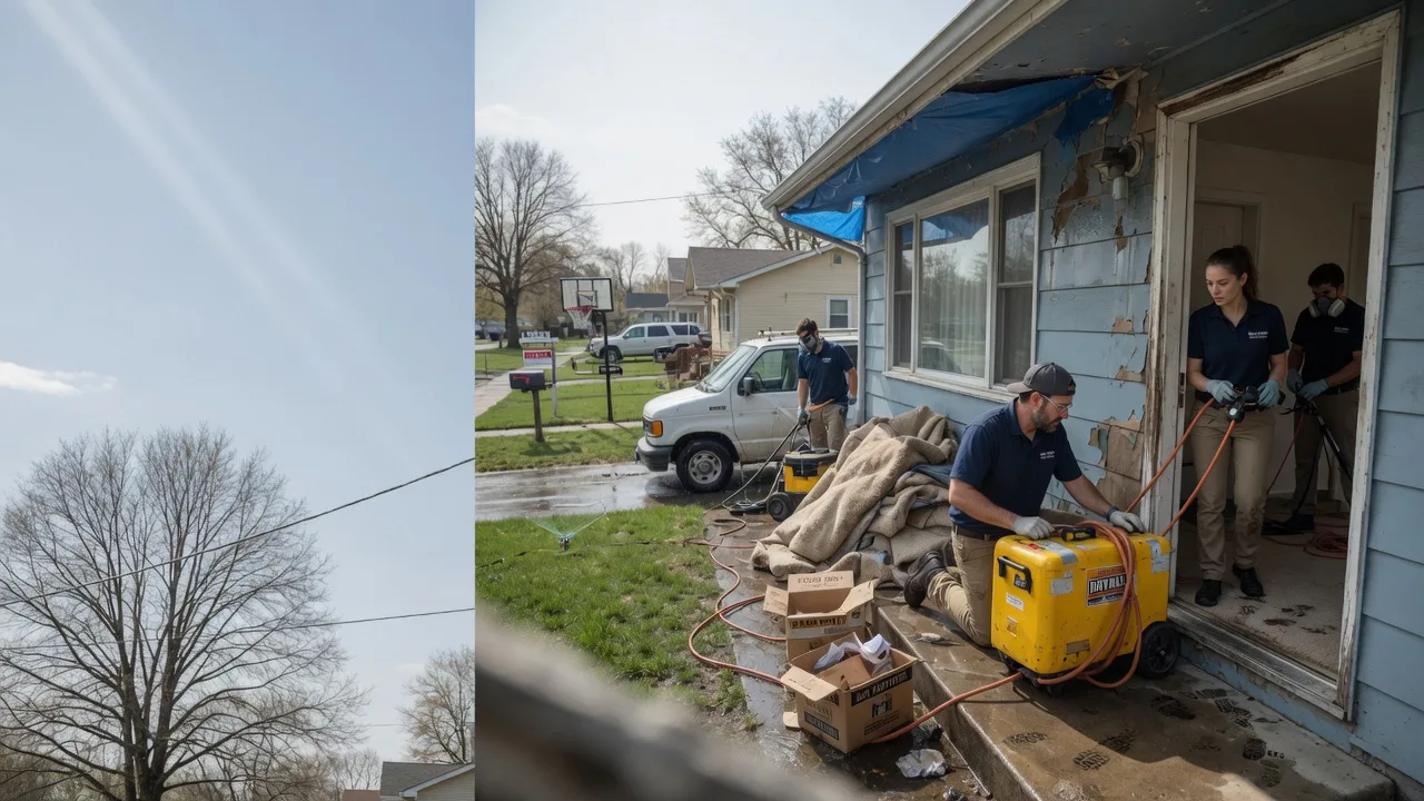 Basement Flood Cleanup in Cowden, IL near me